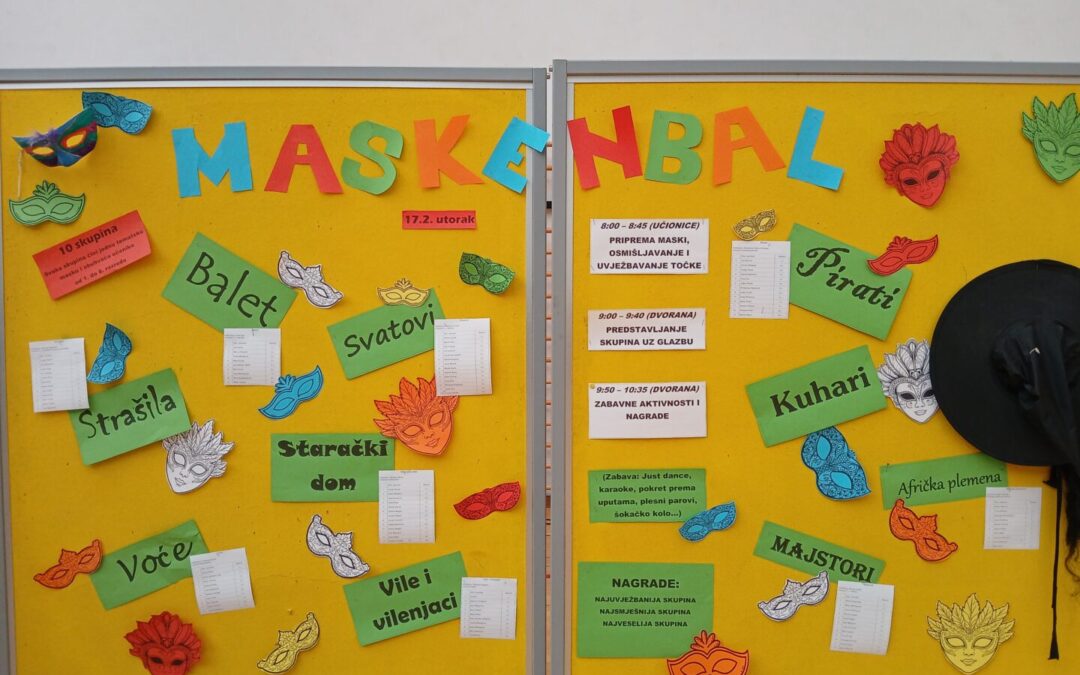 Maskenbalom obilježili kraj poklada